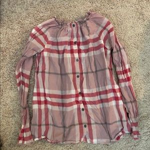 Burberry blouse - PRICE IS FIRM.